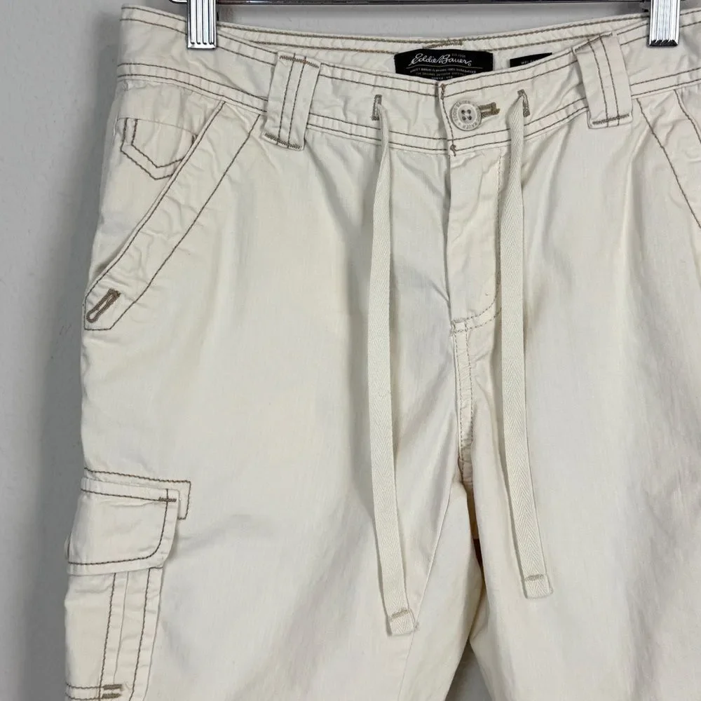 Eddie Bauer 11” Cargo Shorts Putty 4